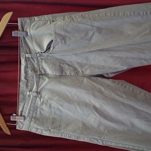 Calvin Klein men's off white striped pants 32x30